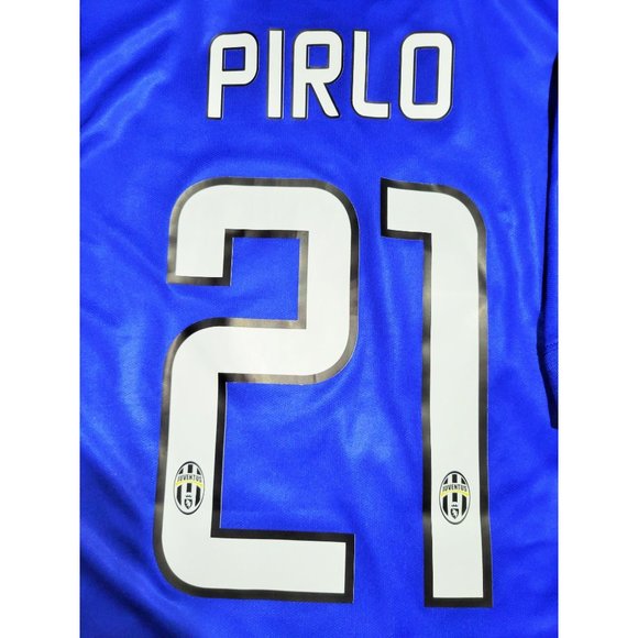 Pirlo Juventus 2014 2015 Away UEFA Soccer Jersey Shirt M SKU# 611078-472 - Picture 4 of 11